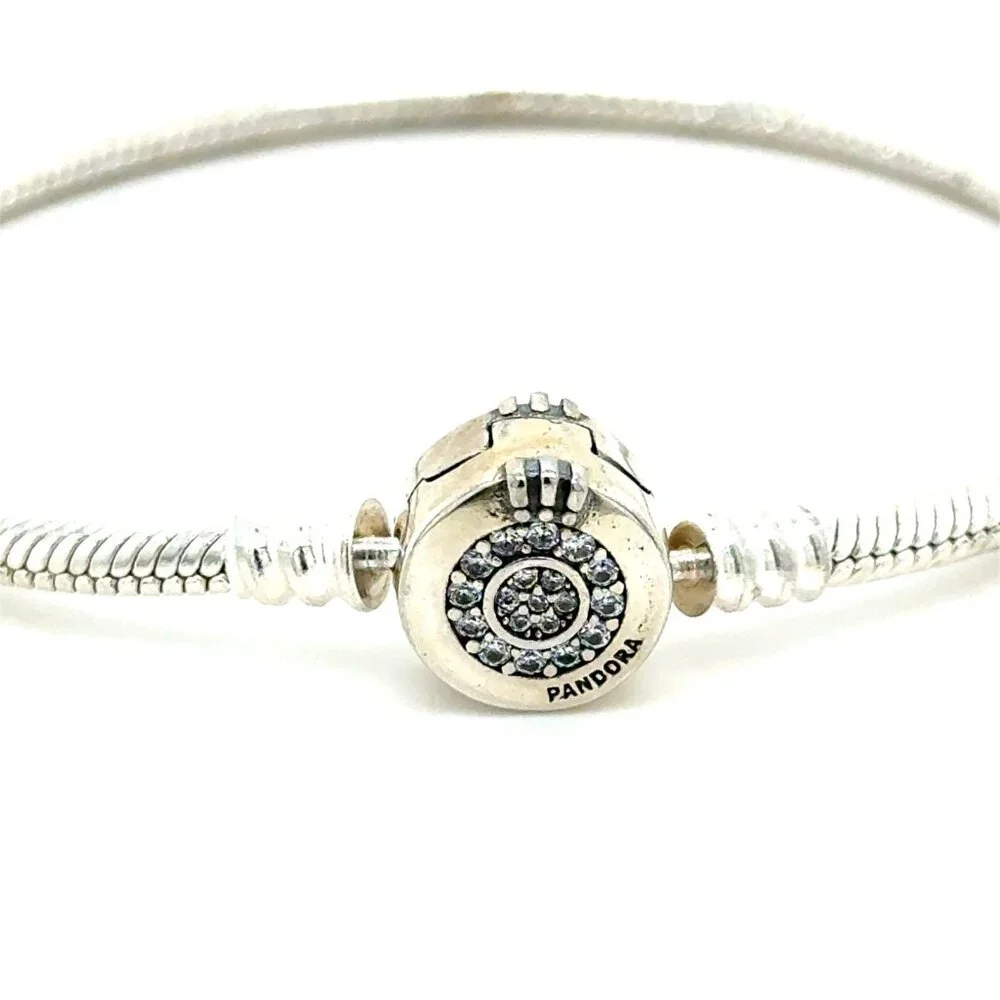 Pandora Pave Cz‎ Crown Clasp Bracelet